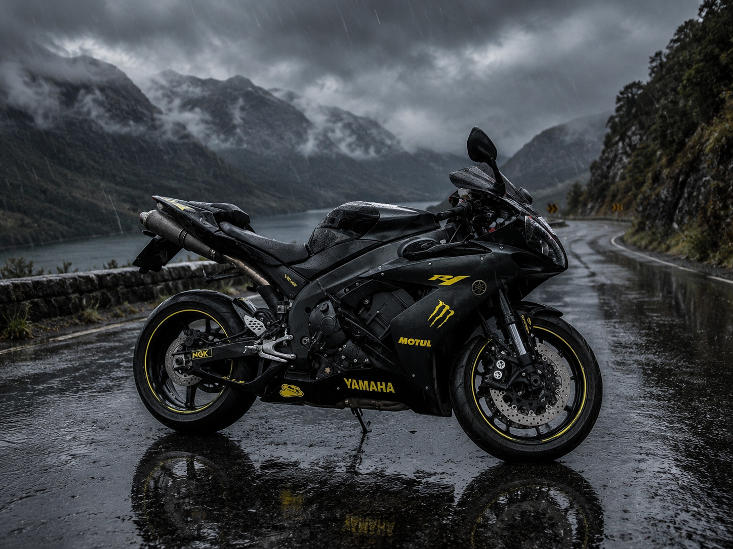 Rouler sous la pluie